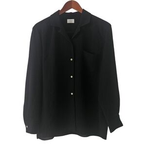 Wilfred Black Button Down Shirt